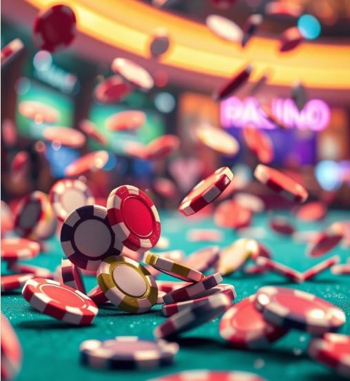 မြန်မာဂိမ်းသမား Baccarat ကတ်ဂိမ်းကစားနေသောပုံ